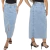 Saia Fem Midi Jeans Delave - comprar online