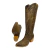 Bota Vimar Bico Fino Cano Alto 10243 Fóssil Castanho
