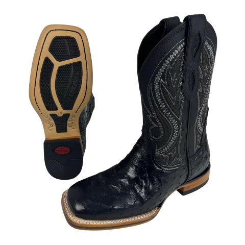 Bota Vimar Nebraska 81360 Avestruz Preto - comprar online