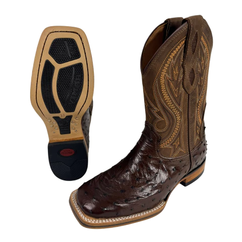Bota Vimar Nebraska 81360 Avestruz Tabaco - comprar online