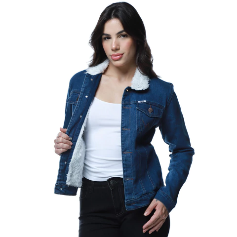 Jaqueta Fem Wrangler Forrada WF7049 Stone - comprar online