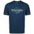 Camiseta Masc Wrangler WM5744 Azul Jeans - comprar online