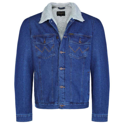 Jaqueta Masc Wrangler Forrada WM9763 Stone - comprar online