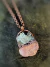 Colar Ancestral - Drusa Mestre & Quartzo Rosa na internet