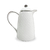 Garrafa Térmica De Porcelana Branca Design Moderno 25,5cm