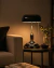 Abajur Banker Preto Fosco Luminária De Mesa Retro Luxo - Tuberias Comércio | Loja de Decoração, Presentes e Jardim