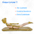 Estatueta Mulher Yoga Resina Decoração Sala 22cm - comprar online