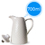 Garrafa Térmica De Porcelana Branca Design Moderno 25,5cm na internet