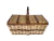 Cesta De Piquenique Vime Média 43x25x17 cm - Tuberias Comércio | Loja de Decoração, Presentes e Jardim