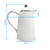 Garrafa Térmica De Porcelana Branca Design Moderno 25,5cm - Tuberias Comércio | Loja de Decoração, Presentes e Jardim