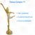 Estatueta Bailarina Ballet De Resina Decoração 28,5cm na internet
