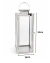 Kit 3 Lanternas Marroquinas Inox Vidro Metal na internet