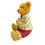 Escultura Urso de Resina Sentado Coração 12,5cm - comprar online