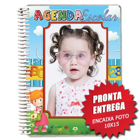 AGE012 - AGENDA ESCOLAR MATERNAL - ENCAIXA FOTO - comprar online