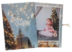 NAT058 - CARTÃO BOAS FESTAS PRATA