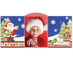 NAT046 - CARTÃO DE NATAL PAPAI NOEL E RENA - Facioli Gráfica