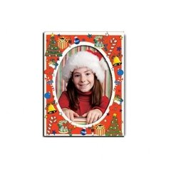 NAT001 - CARTÃO DE NATAL - OVAL VERMELHO