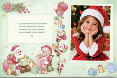 NAT066 - RECORDAÇÃO DE NATAL PAPAI NOEL CHEGOU - comprar online