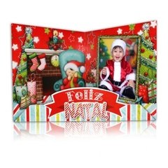 NAT047 - CARTÃO DE NATAL ORIGAMI 2015