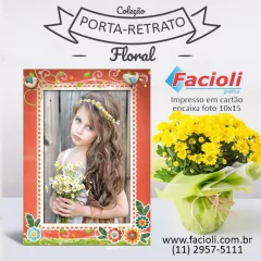 PR003-PORTA RETRATO FLORAL - comprar online