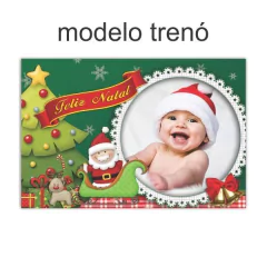 EST029 - BOTINHA DE NATAL ESTAMPADA - comprar online