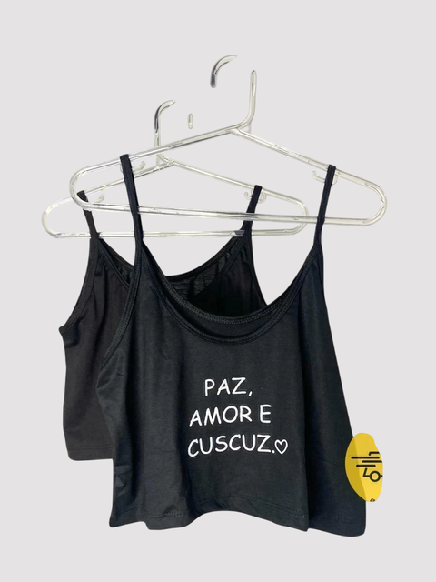 CROPPED DE ALÇA - CUSCUZ - comprar online