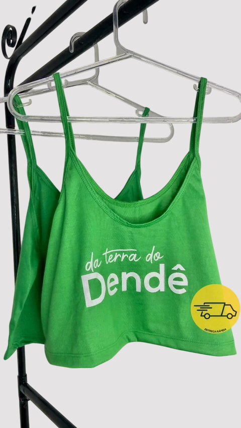 CROPPED DE ALÇA - TERRA DO DENDÊ - comprar online