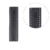 Canaleta / Fecho Bolsa Ziper 23,5CM - Preto