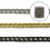 Corrente de metal Goumet 1 Metro Elo 8mm - Prata - comprar online