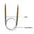 Agulha Circular de Bambu Circulo 80cm - 4mm na internet