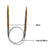 Agulha Circular de Bambu Circulo 80cm - 3mm na internet
