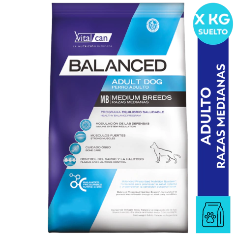 Balanced Perro Adulto Raza Mediana FRACCIONADO