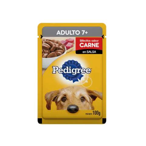 PEDIGREE ADULTO +7 AÑOS SOBRECITO CNE EN SALSA x100g