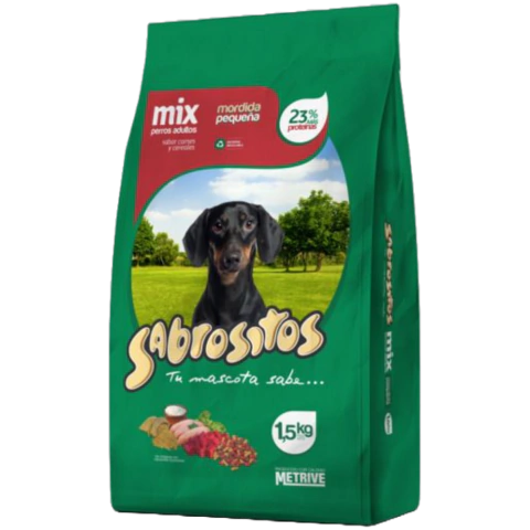 SABROSITOS MIX PERROS MORDIDA PEQUEÑA X 15 KG