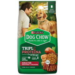 DOG CHOW ADULTO MED Y GRA TRI. PRO. x 20 kg.