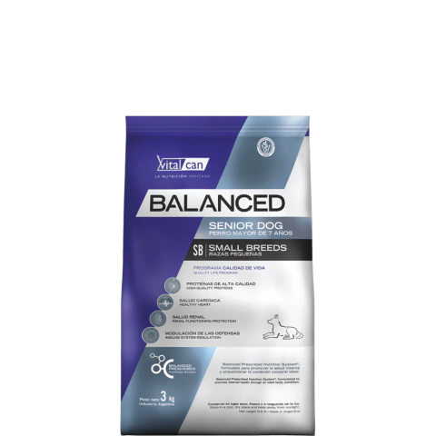Balanced Perro Senior Raza PequeÃ±a x 7,5 kg.