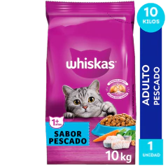WHISKAS PESCADO 10KG