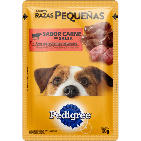 PEDIGREE ADULTO SOBRECITO CARNE EN SALSA x100g