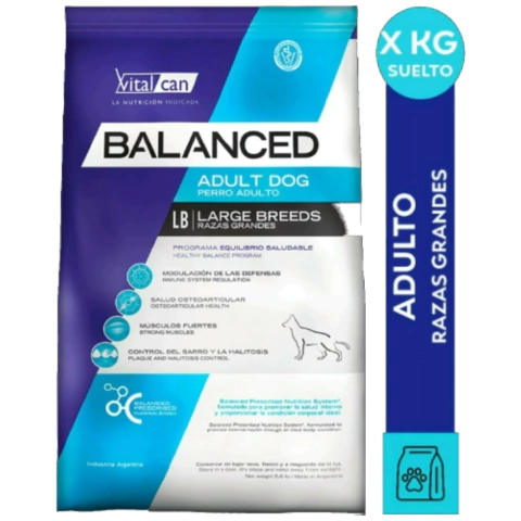 Balanced Perro Adulto Raza Grande FRACCIONADO