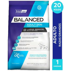 Balanced Perro Adulto Raza Grande x 20 kg.