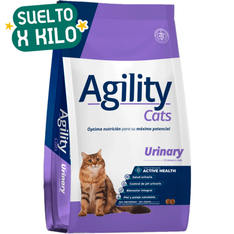 AGILITY GATO URINARY SUELTO X KG