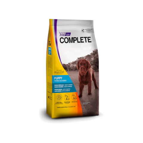 Complete Perro Cachorro Raza Mediana y Grande 20 Kg
