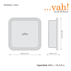 Contenedor de alimentos 600cc silicona