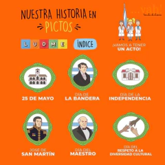 Nuestra historia en pictos Ludme - comprar online