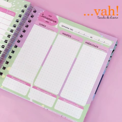 Agenda planificadora de estudio en internet