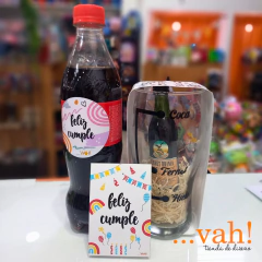 Combo Fernet " Feliz cumpleaños"