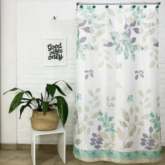 Cortina de baño estampada poliester - comprar online
