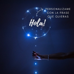 10 Burbujas + Led Personalizables (infladas con helio y pilas) - comprar online