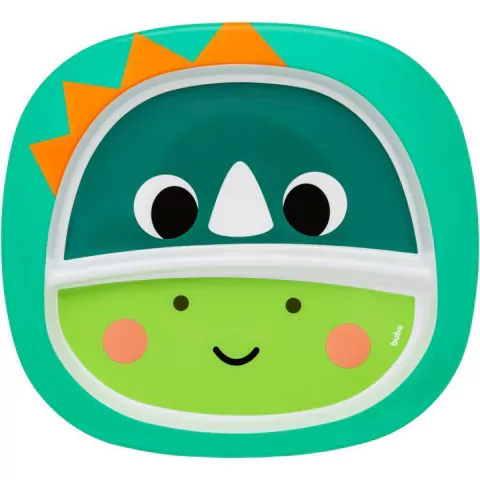 Prato com Divisória Bubazoo Dino Buba
