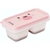 Prato Divisórias + Bowl + Pote + Porta Papinha Ursinha Rosa Plasutil - loja online